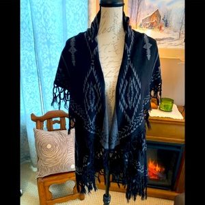 NWOT VINTAGE AMERICA BLUES SHAWL COLLAR VEST M